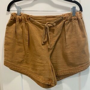 Free People High Waist Tan Shorts